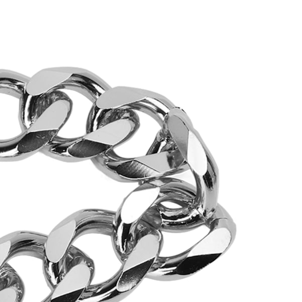 Aluminium Curbkedjor 10 Meter Justerbar Längd DIY Hantverk Smycke Kedjelänk Halsband för Reklamtavla Silver