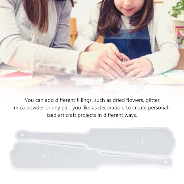 2PCS Silikonform DIY Produktion Återvinningsbar Fällbar Fjäder Silikonform för Jul Födelsedagsfest