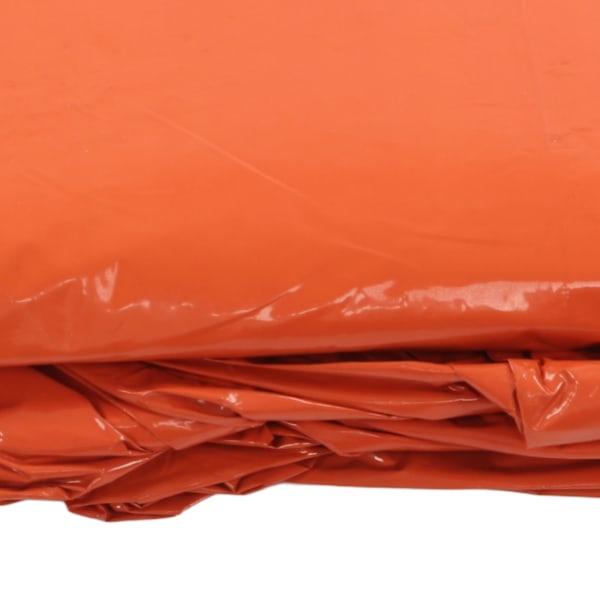 Nödponcho Utomhus Återanvändbar Orange Nöd Vattentät Isolerad Poncho Filt med Visselpipa Förvaringsväska