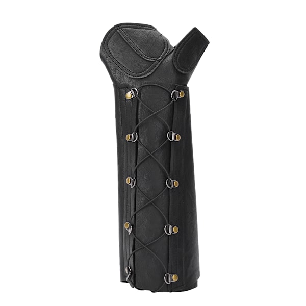 2 i 1 Armskydd Armband Handskydd Bågskytte Tillbehör Cosplay Prop Vänster Hand