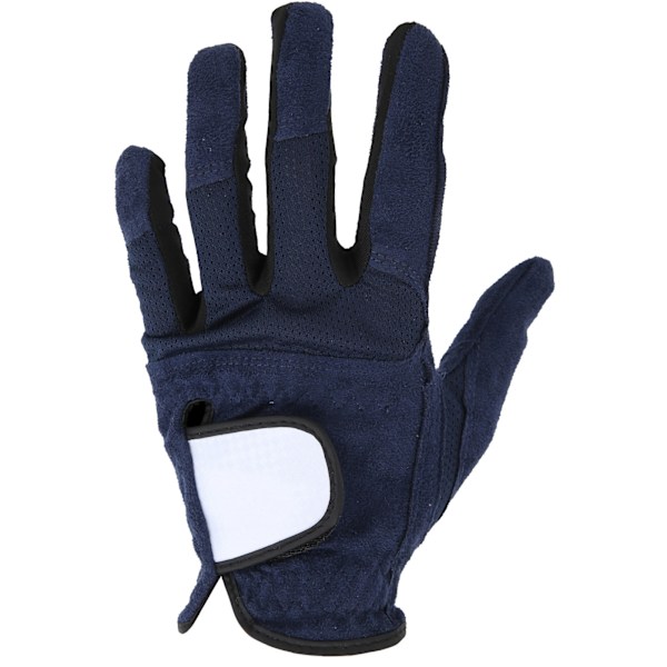Män Golfhandskar Vänster Hand Mikrofiber Svett Absorberande Mjuk Andas Golfhandskar Royal Blue23#