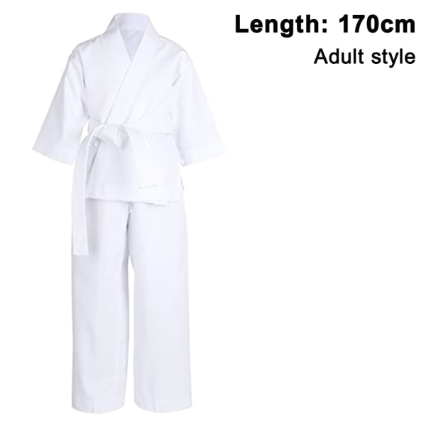 Lättviktig karatedräkt eller taekwondouniform (170 cm)