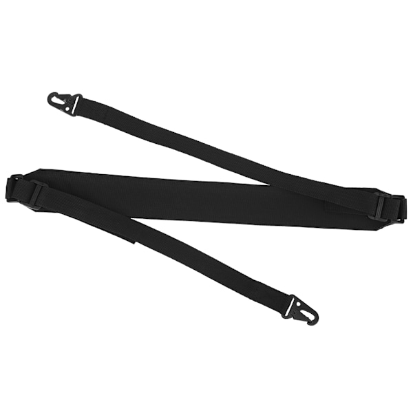 Svart nylon taktik två punkter multifunktion sling fält operation vikt rem för fastsättning utomhusutrustning multifunktion sling