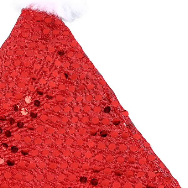 2 st Julpaljetthatt Mode Söt Rolig Innovativ Glitter Bekväm Jultomtehatt Set för Vuxna Barn
