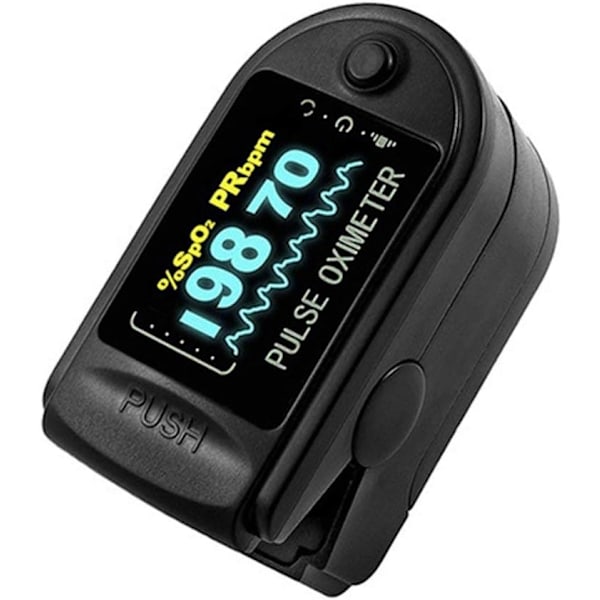 Finger Pulsoximeter Låg Batterispänning Varning