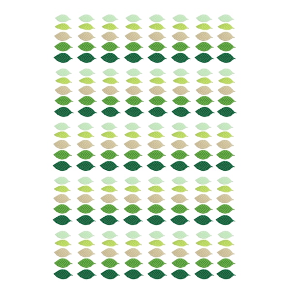 200 st konstgjorda gröna blad Hög simulering Utsökta detaljer Olika färger Simulering Gröna blad för DIY-hantverk