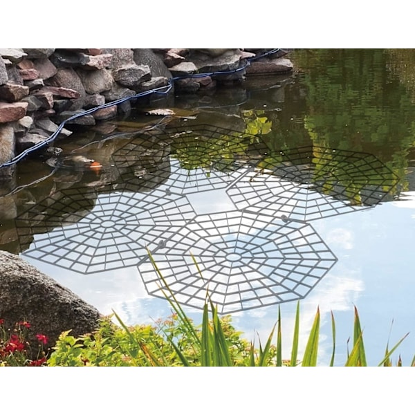 Skyddsnät för damm I Utomhusdammskydd mot fåglar I Fiskskydd I Genom galler 26,5 × 31,5 × 0,3 cm - Förpackning med 20 galler