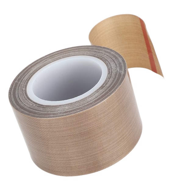 PTFE Glasfibertejp Isolering Högtemperatur PTFE Självhäftande Tejp för Vakuumförpackare Impulsförpackare 10m 0.18x40mm / 0.01x1.57in
