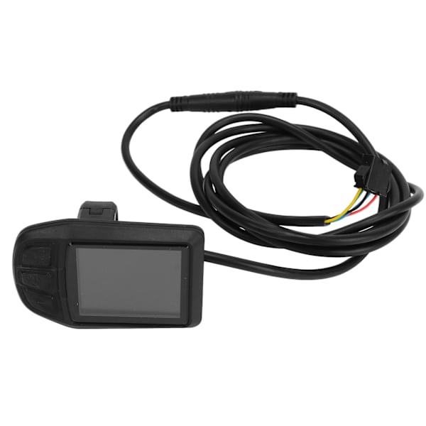 Elektrisk cykel LCD-display med SM-kontakt ABS Elektrisk cykeldisplaymätare Cykelkonverteringsmätare för Elctric Bike Scooter