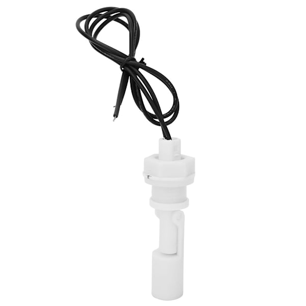 2 st vattennivåsensorbrytare sidmonterad vit PP plast vätskeflottörbrytare 16mm DC0-110V