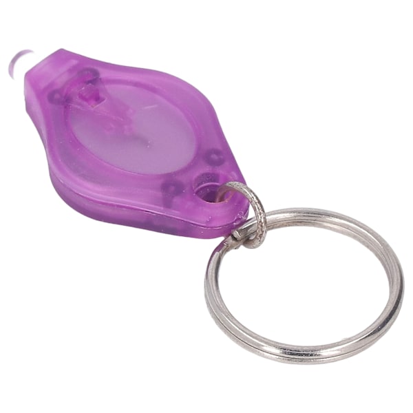 5 st UV Mini Nyckelring 365nm 395nm Våglängd Bärbar LED Lila Ljus UV LED Nyckelring Ficklampa