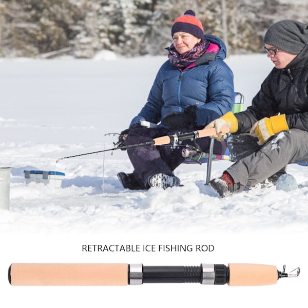 Vinter Isfiske Fiskespö Utdragbart Mini Fiskespö Utrustning (55cm)
