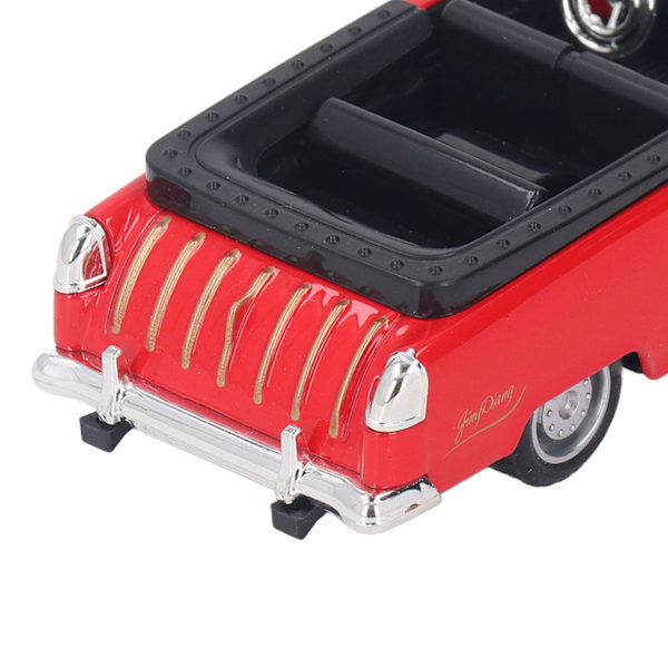 1:32 Konvertibel Sportbil Modell Metall Legering Realistisk Cool Batteridriven 1/32 Sportbil Simulering Leksak Röd