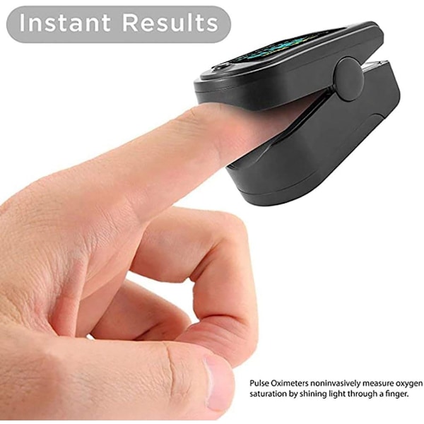 Finger Pulsoximeter Låg Batterispänning Varning