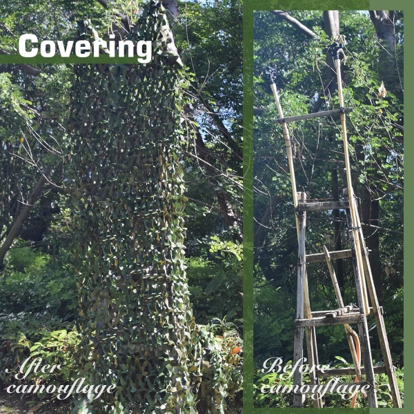Camo Netting Camouflage Net, Bulk Roll Sunshade Mesh Nets för jakt Blind Shooting Military Theme Party Dekorationer