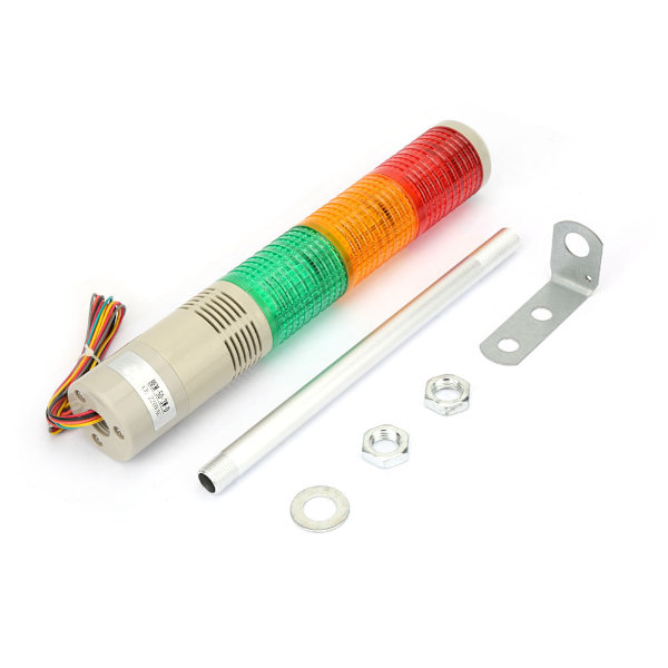 220VAC Varningslampa LED-indikator Varningsignal Konstant Ljus