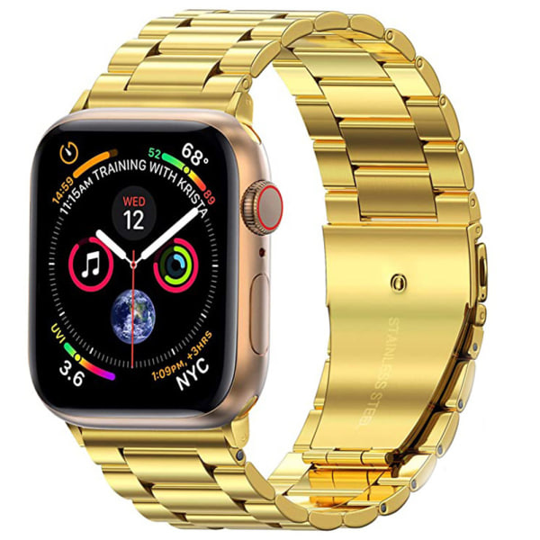 Band kompatibelt med Apple Watch Band, 38 mm, 40 mm, 42 mm, 44 mm, ersättningsband i rostfritt stål av premium metall för Apple Watch SE Series 6, 5, 4 och
