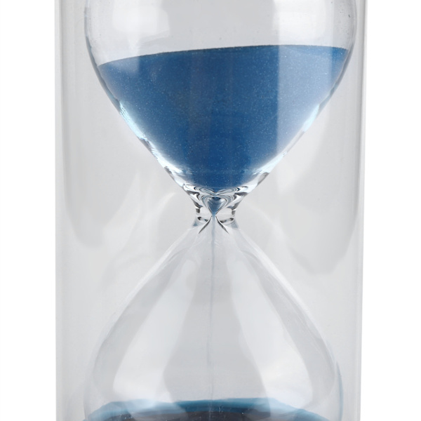 Hexagonal timglas sandtimer 30 minuter timerklocka för klassrum hemmakontor kök användningBlå