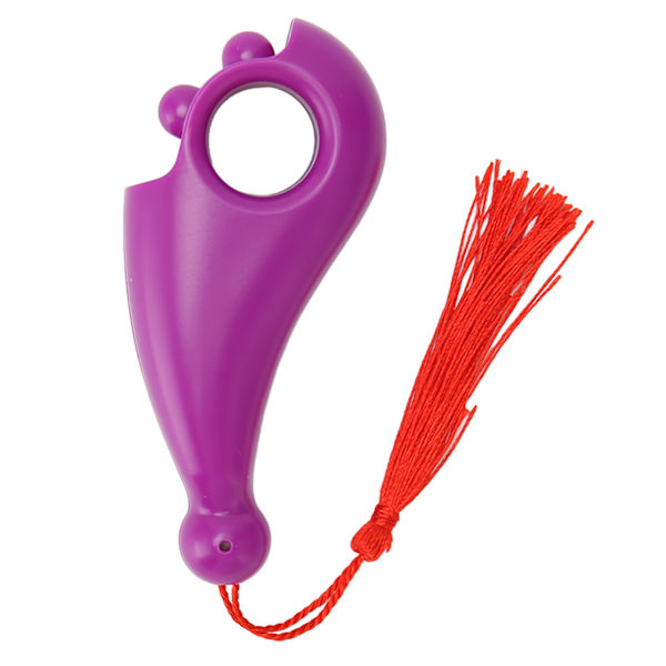 Digital Pärlräknare LCD Lågbrus Automatisk Avstängning Digital Buddha Pärlräknare med Tassel för Meditation Finger Rörelse Lila