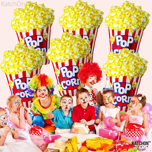 Popcorn Papperslådor, Magisk Filmkväll Med Fettresistenta Hinkar, Retrodesign För Hollywood-Temafester, Stora Behållare Med Enkel Vikning
