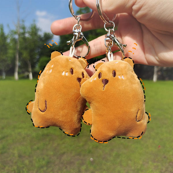 Kramgo Plyschleksak, Officiellt Licensierad Anime-Samlarobjekt, Mjuk Polyesterblandning Med Pip-Ljud, Iögonfallande Och Hållbar