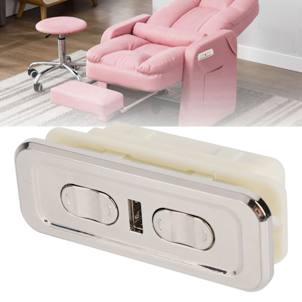 5-stifts 24V elektrisk soffa styrenhet USB 2 motor linjär drivenhet Recliner switch för 12V/29V elektrisk tryckstång