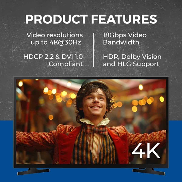 DisplayPort Dubbelriktad Switch 8K 30Hz 2 In 1 Ut 1 In 2 Ut DP 1.4 Switch DP Splitter för Dubbla Skärmar PC Laptop