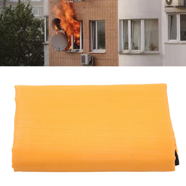 Brandsäkerhetsfilt Brandsäkerhetsfilt Brandskyddande Silikonfiberglas Skyddande för Kök Hem Orange