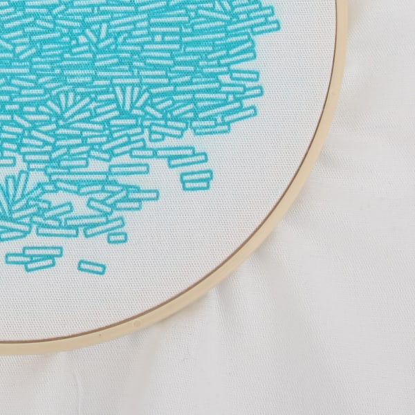 Tryckt broderi Enkelt 3 Dimensionellt Klassiskt Vackert Broderikit för Heminredning PresentMonet Vattenliljor