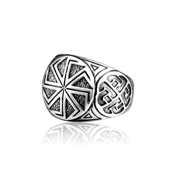 Ring - Nordisk Mytologi - Öppen ring med Solhjul #7 #7