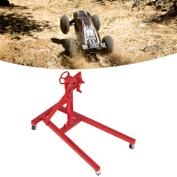 RC-motorlyftkranhängare modellmotor reparationsflippfäste stativ universell dekoration för 1/10 skala fordon