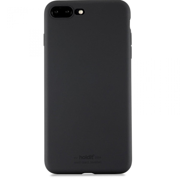 iPhone 7 Plus/8 Plus - holdit Mobilskal Silikon - Svart Svart