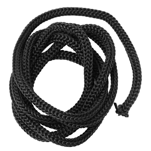 Polypropylenrep snöre flätat PP-sladd dragsko DIY handgjord kläddekoration (svart, 1800D)