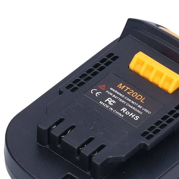 Batteriadapter Dock Power Mount Connector ABS Skal Batterier Konverteringsverktyg MT20DL