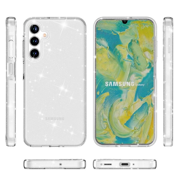 Samsung Galaxy A16 Skal Glitter Transparent