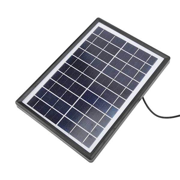 Solcellsdriven Vattenfontänpump-Set för Utomhus med Batteridriven LED-Lampa Flytande Split Typ DC8V