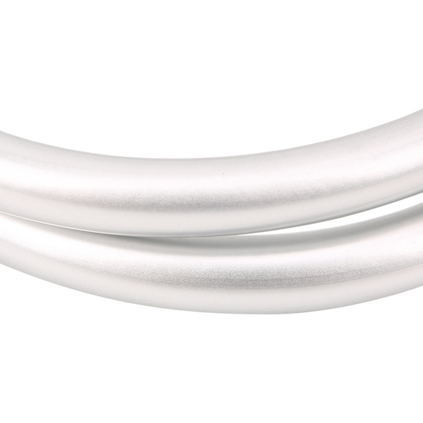 G1/2 tum PVC Flexibel Handhållen Duschhuvudsslang 1,5m Badrumstillbehör Silvergrå