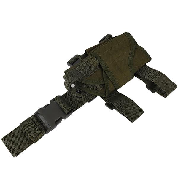 Taktisk pistolväska för utomhusbruk, militär taktik, droppben, pistolhölster för utomhusjakt (armégrön)