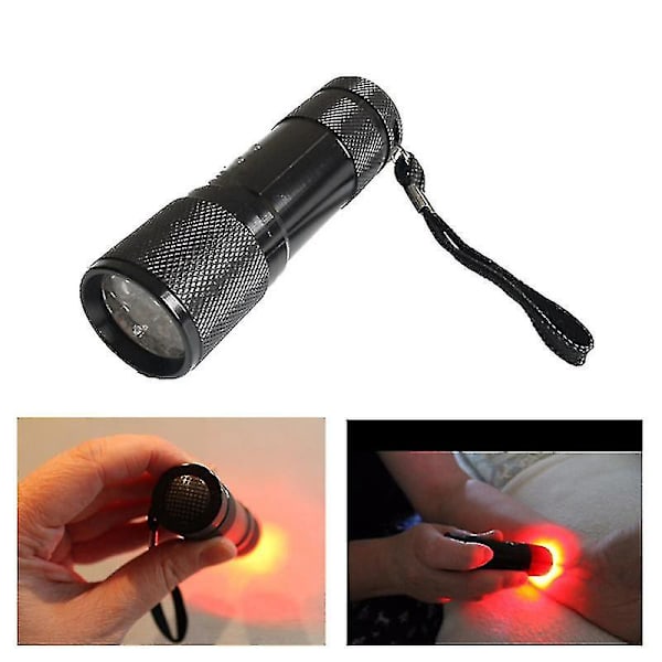 Svart ljus UV-ficklampa, infraröd handhållen venfinder-visare, bärbar vaskulär displayinstrument för att hitta subkutana vener