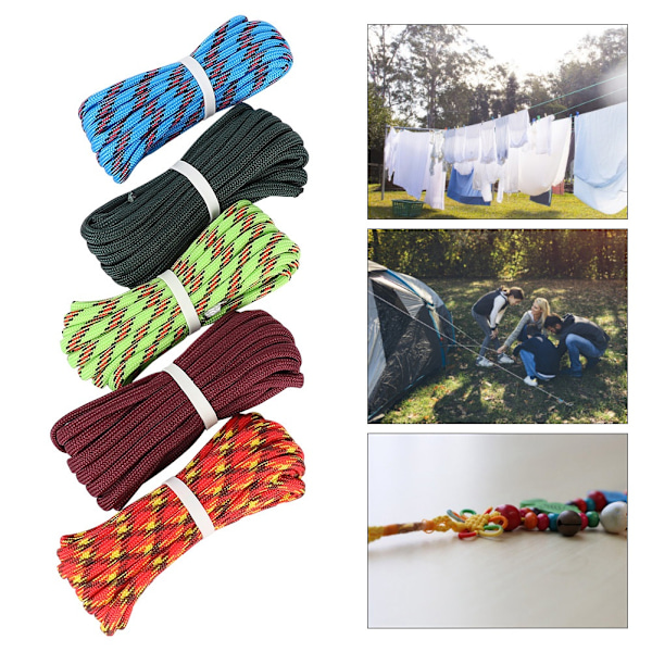 Nylon Paracord Snöre Rep Handgjort DIY Armbandsdekorationskit Med Plastspänne (Modell 3)