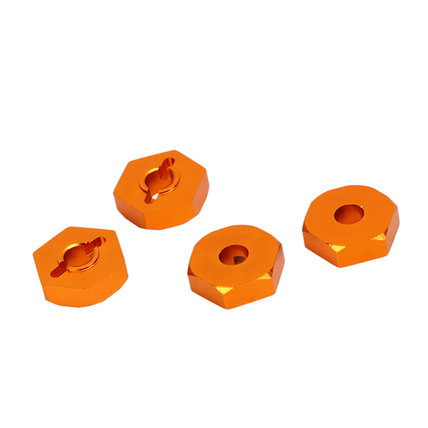 4 st 12mm Hex Nav Adaptrar i Aluminiumlegering med Axelstift för TRAXXAS 1/16 RC Bildelar