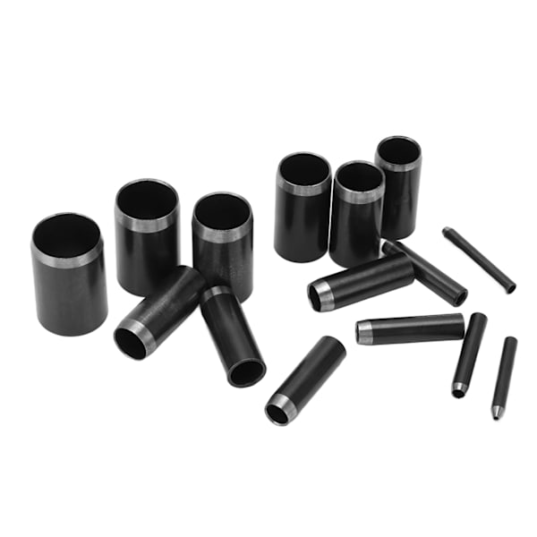 15 stansar i läder med skarpa kanter och hög densitet, 1 till 15 mm hålstans för DIY-läderhantverk