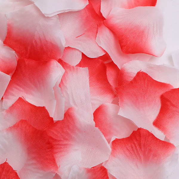 Simulering av rosenblad-bröllopshandstänkta kronblad
