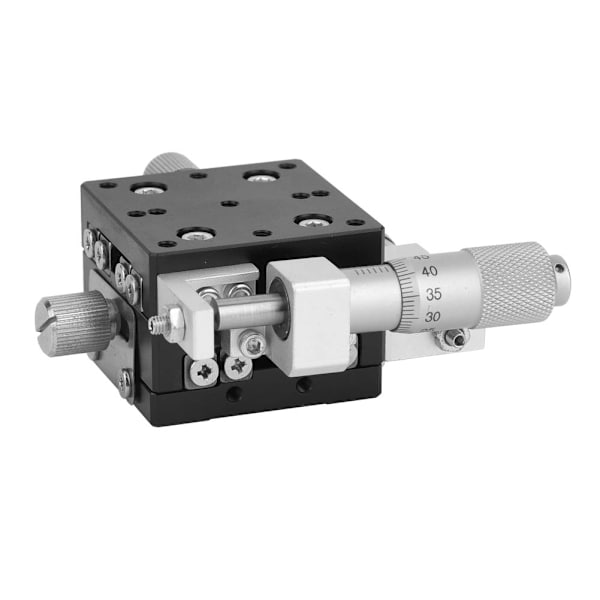 XY-axlar 40x40mm LY40-CM Steg Linjära Kulstänger Precision Manuell Förskjutningsplattform
