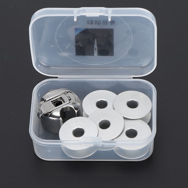 5 st Bobbin Aluminium Sytrådsspole Bobbin Case Låssöm Symaskin Reservdelar
