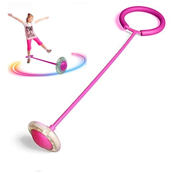 Creative Foldable Blinkande Swing Jump Ball Toy Sport och