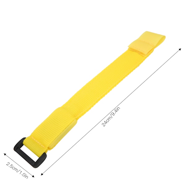 Justerbart LED-armband för löpning utomhus, blinkande handledsband, cykellampa, lysande armband, gult