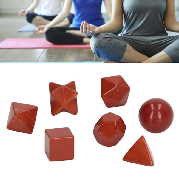 7 st chakra kristaller utsökta geometriska kristallstenar chakra helande kristaller kit för meditation hem inredning röd