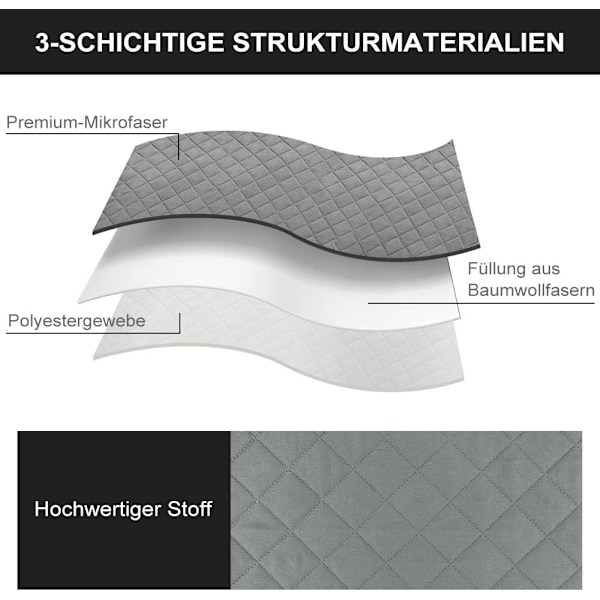 Fåtöljskydd, 1-sits soffa halkfri för fåtöljer, mjukt hem tvättbart skydd för hem med barn och husdjur, litet (ljusgrått)