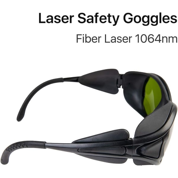 CE 1064 nm skyddsglasögon för 1064 nm laser - skyddsglasögon 190-420 nm och 850-1300 nm OD6+ IPL - skyddsglasögon för YAG DPSS fiberlaser